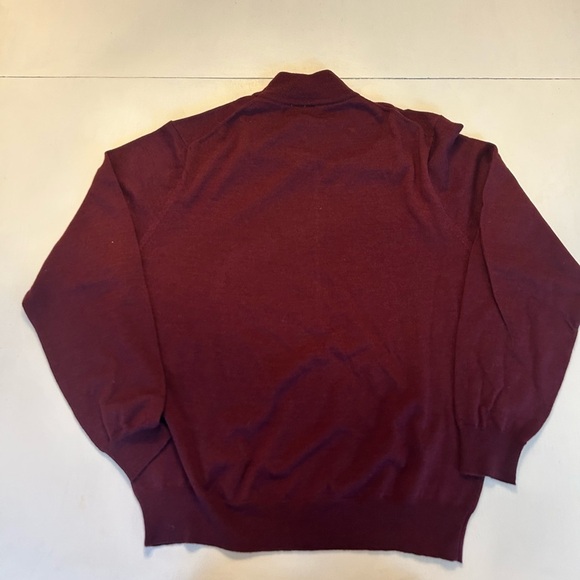 Vintage Women’s Clubroom Burgundy Italian Wool Sweater size L - Picture 5 of 5
